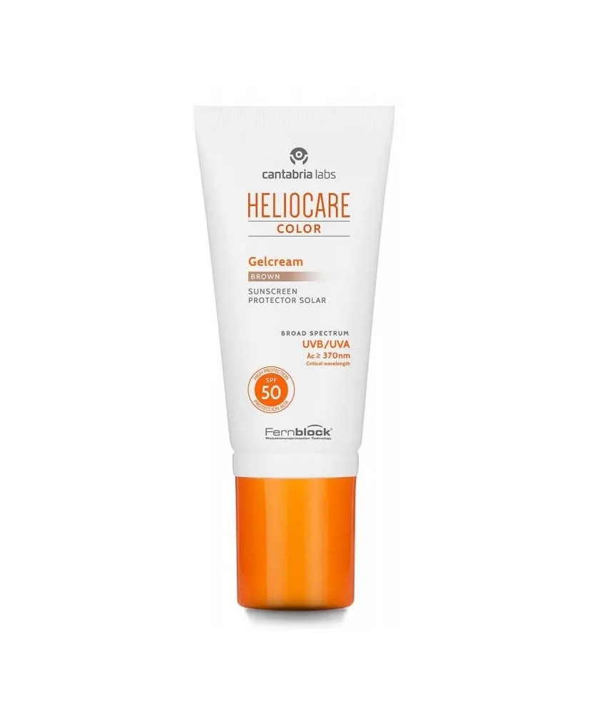 Protection solaire teintée: Heliocare Color Crème Gel Marron SPF50