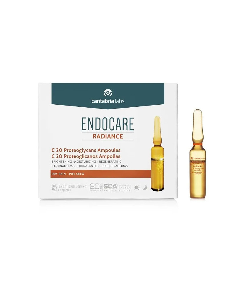 Sérum Endocare C20 pour Peau Sèche - 30 Ampoules
