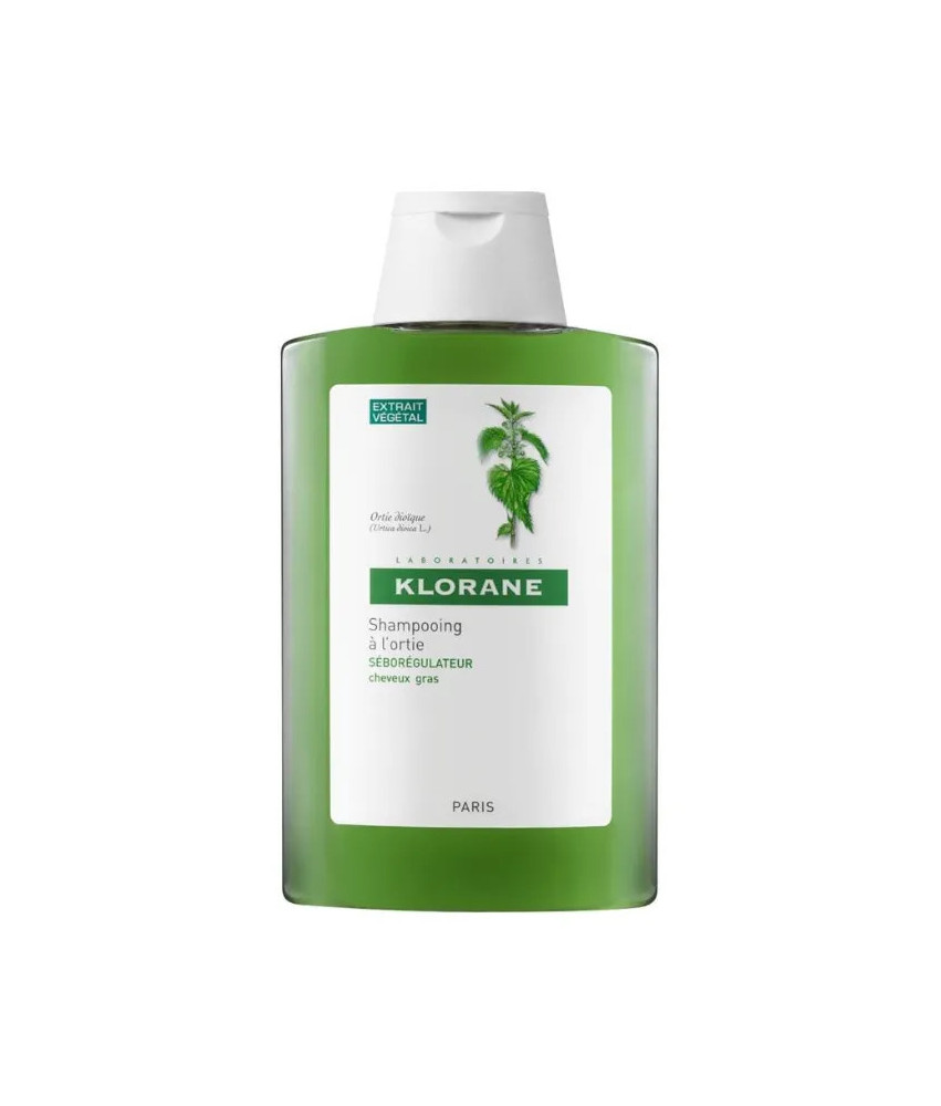 Shampoing Klorane Ortie Séborégulateur 400ml