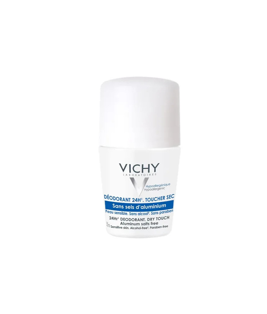 Déodorant Vichy sans sels d'aluminium - Format Roll On 50ml