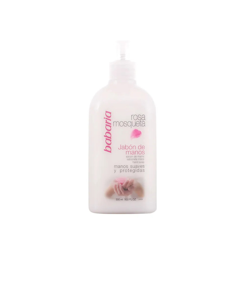 Babaria Rosa Mosqueta Savon Mains 500ml - Douceur et soin pour vos mains