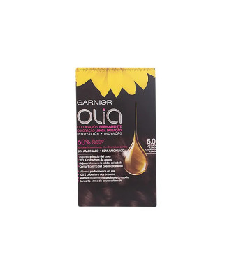 Coloration Permanente Garnier Olia 5,0 Marron Clair