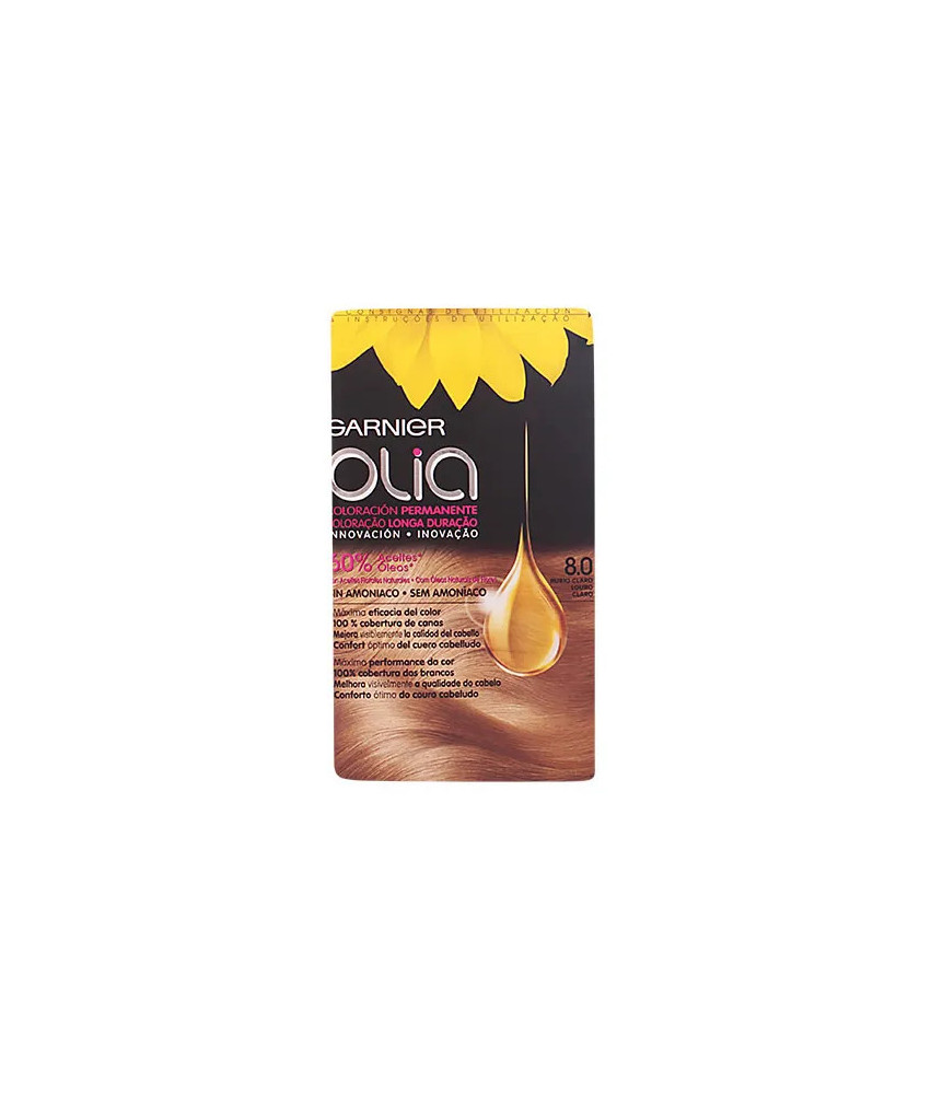 Coloration Permanente Garnier Olia 8,0 Blond Clair
