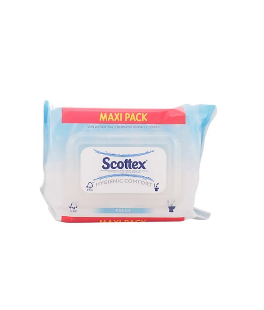 Packs de 74 lingettes humides Scottex Original