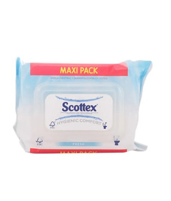Packs de 74 lingettes humides Scottex Original