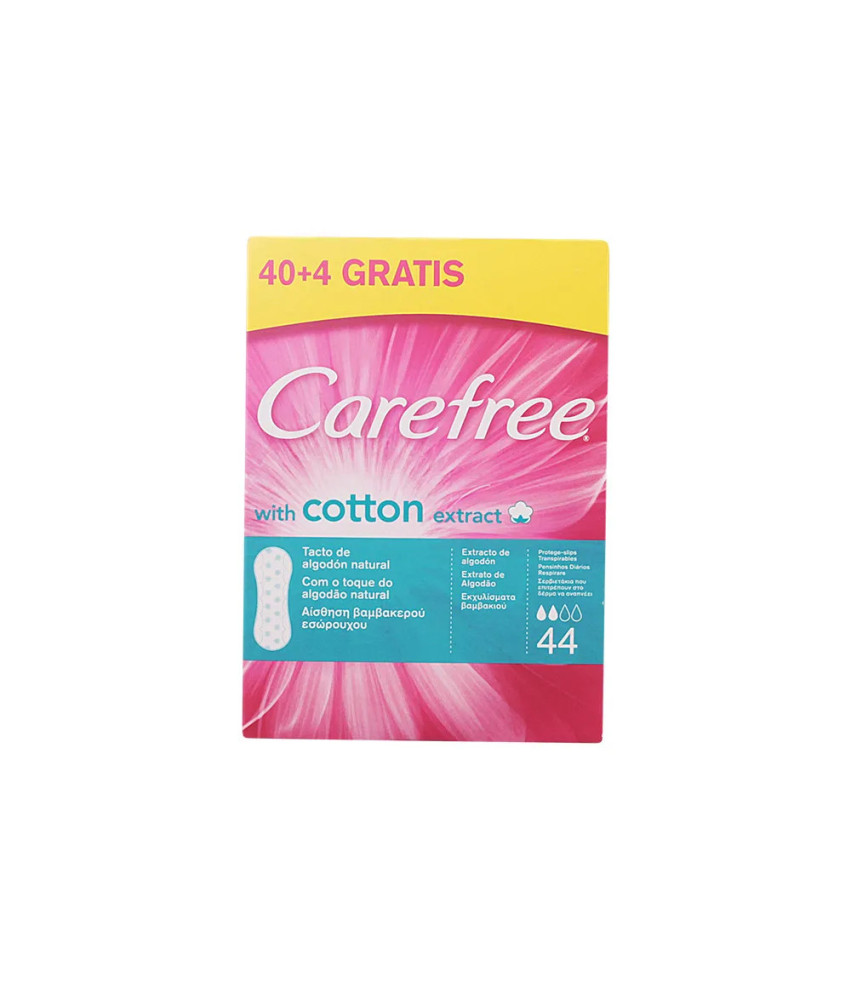 Protège-slips Carefree Avec Extrait de Coton 44 Unités