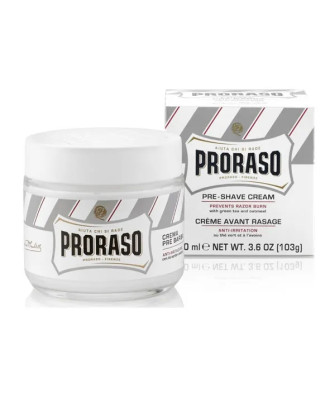 Proraso White Crème Avant Rasage Sensible 100ml