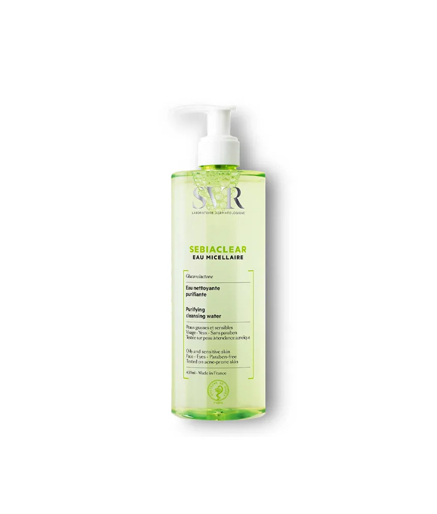 Nettoyant purifiant SVR Sebiaclear Eau Micellaire 400ml