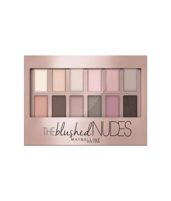 Palette de fards à paupières Maybelline The Blused Nudes - Essayez-la sur vous