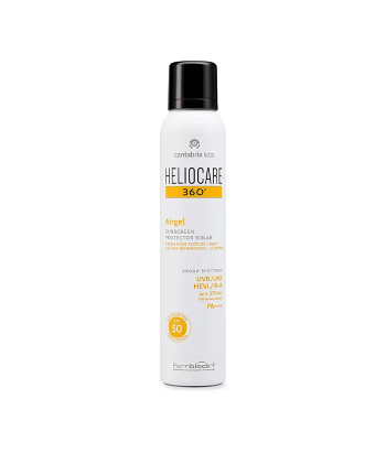 Protection solaire totale avec Heliocare 360 Airgel SPF50 - Corps 200ml