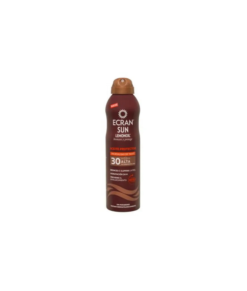 Protection solaire optimale avec Ecran Sun Lemonoil SPF30 250ml