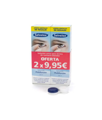 Pack Solution Unique Lentilles 2x360ml - Nettoyage efficace