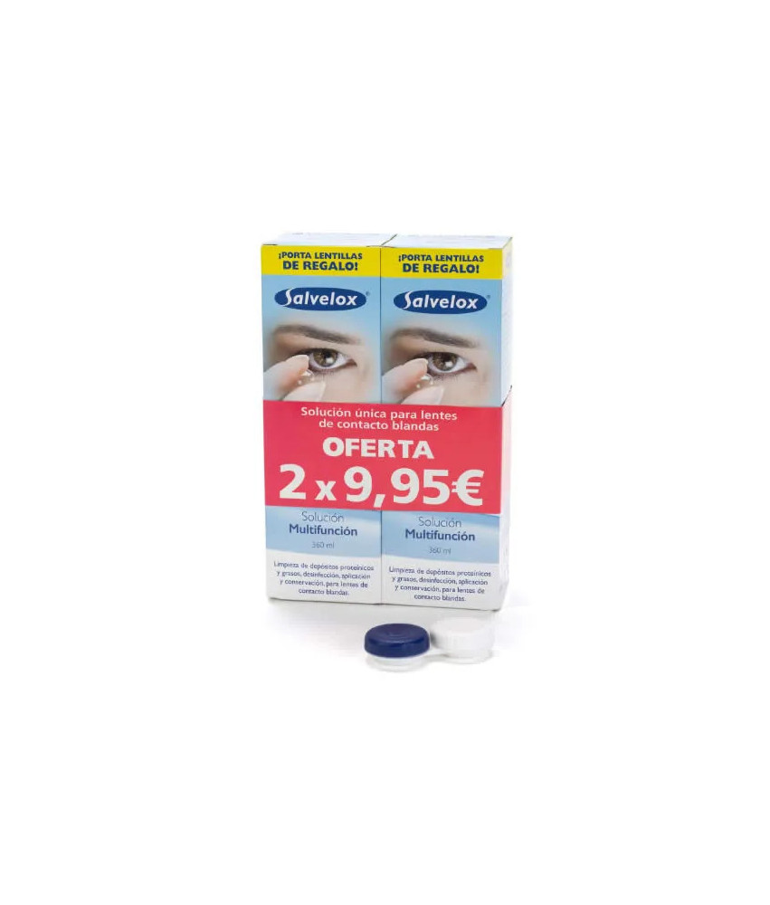 Pack Solution Unique Lentilles 2x360ml - Nettoyage efficace