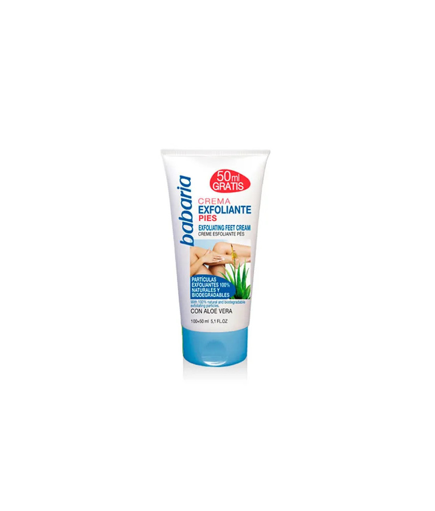 Babaria Exfoliant Crème Pieds 50ml - Peau douce et lisse