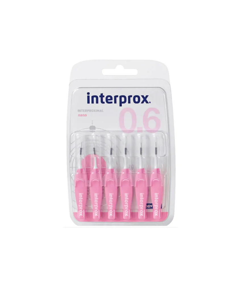 Brosses interproximales Nano 0.6 - Lot de 6 : Idéales pour un nettoyage en profondeur