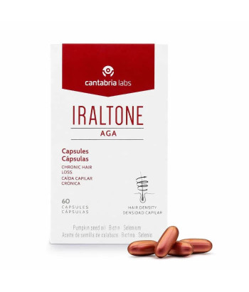 Renforcez vos cheveux avec Iraltone Aga Concentré Nutritionnel Anti Chute