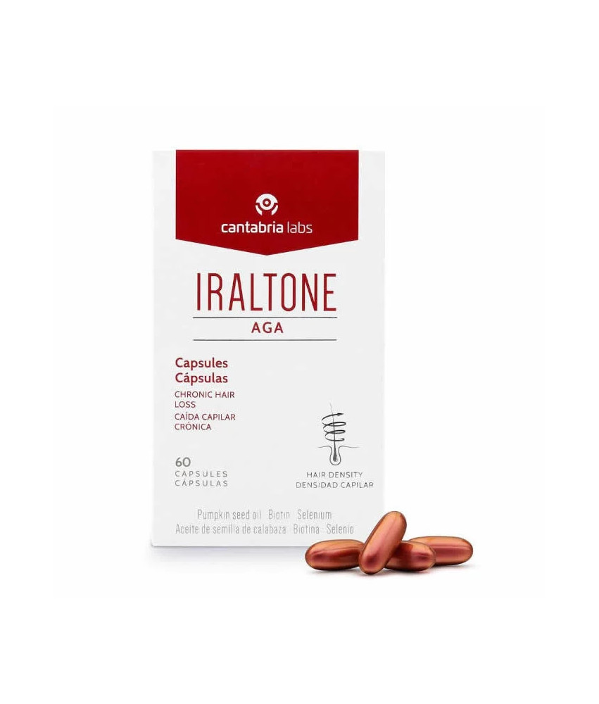 Renforcez vos cheveux avec Iraltone Aga Concentré Nutritionnel Anti Chute