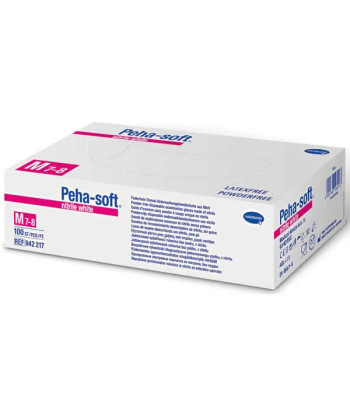 Trousse de premiers secours : Gants Hartmann Peha-Solf Nitrile Blanc Taille Moyenne