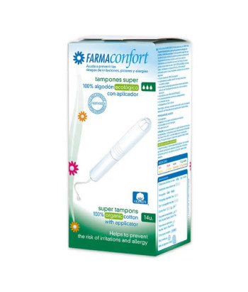 Tampons en coton super avec applicateur: confort maximal!