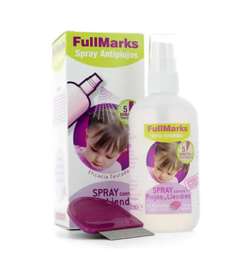 Full Marks Spray Anti Poux 150ml - Élimine les poux efficacement