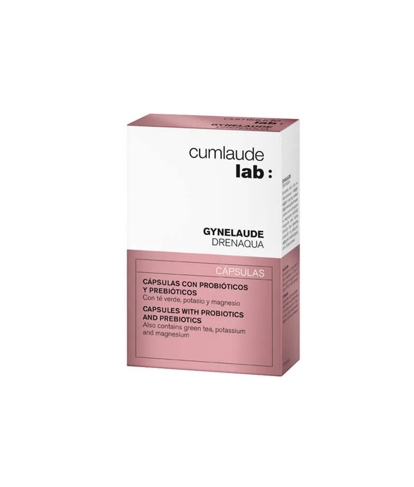 Complément minceur: Capsules Cumlaude Drenaqua avec Probiotiques et Prébiotiques
