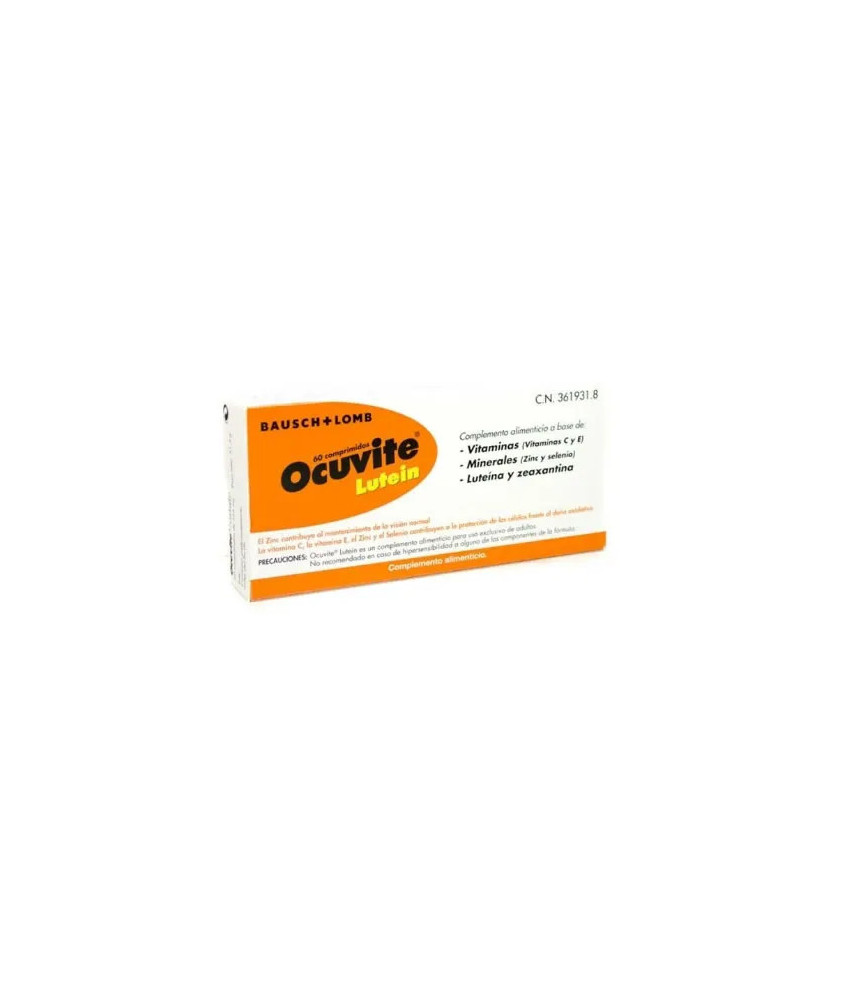 Renforcez vos yeux avec Ocuvite Lutein 60 comprimés
