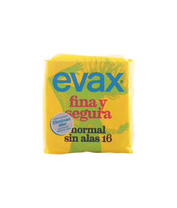 Serviettes Hygiéniques Evax Fina & Segura - 16 Unités