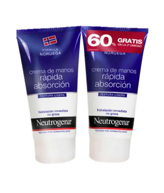 Hydratant Mains Neutrogena 2x75ml - Absorption Rapide!