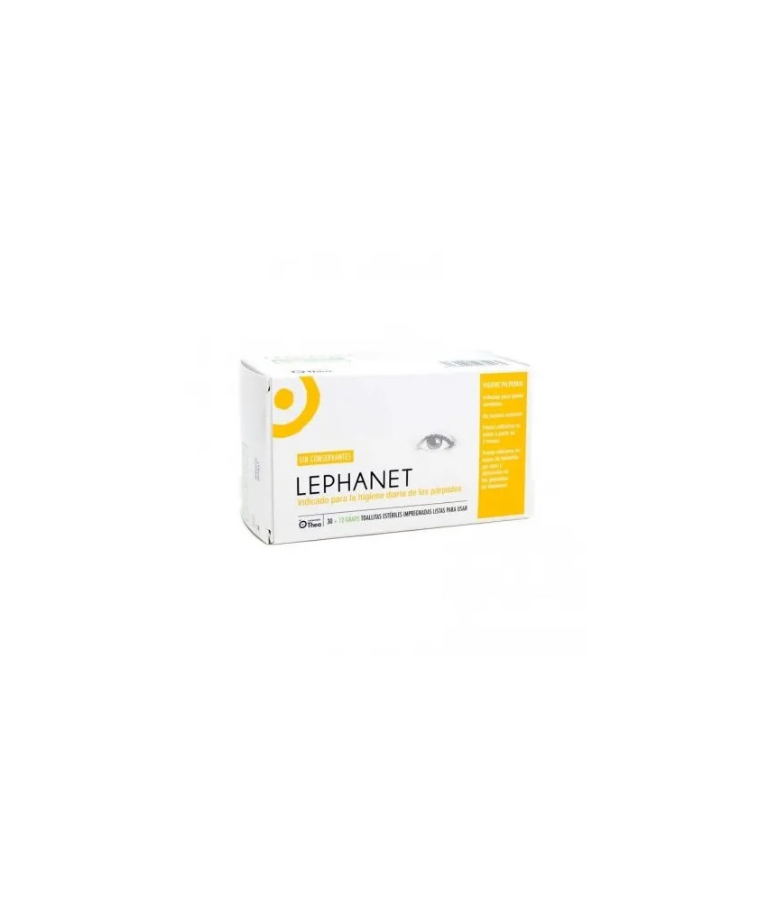 Lephanet Lingettes Nettoyantes pour Paupières et Cils