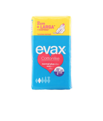Serviettes Hygiéniques Evax Cottonlike Normal Plus 28 Unités