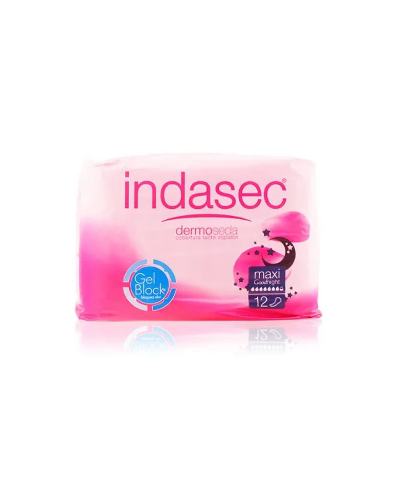 Indasec Dermoseda Good Night: Compresses Incontinence Maxi 12 Unités