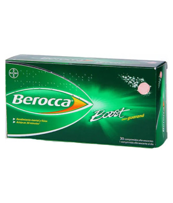 Boostez votre énergie avec Berocca Boost 30 comprimés effervescents au guarana