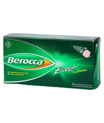 Boostez votre énergie avec Berocca Boost 30 comprimés effervescents au guarana