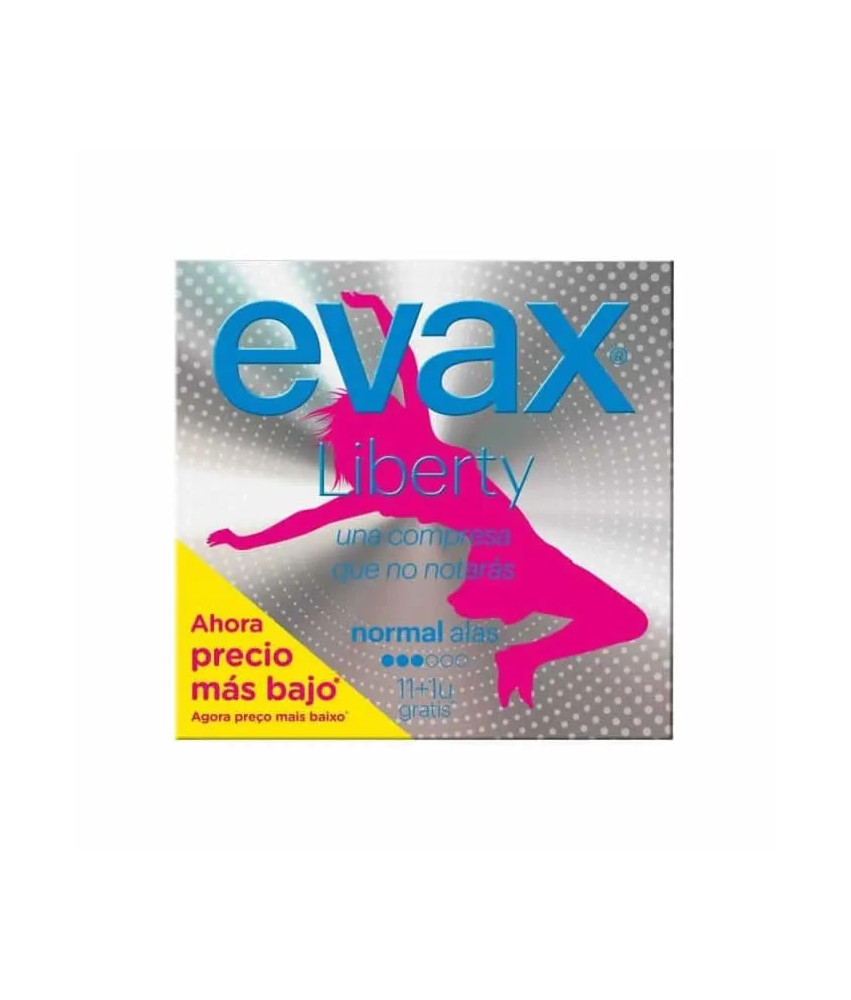 Serviettes hygiéniques Evax Liberty Normal 12 unités