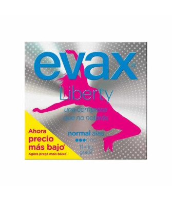 Serviettes hygiéniques Evax Liberty Normal 12 unités