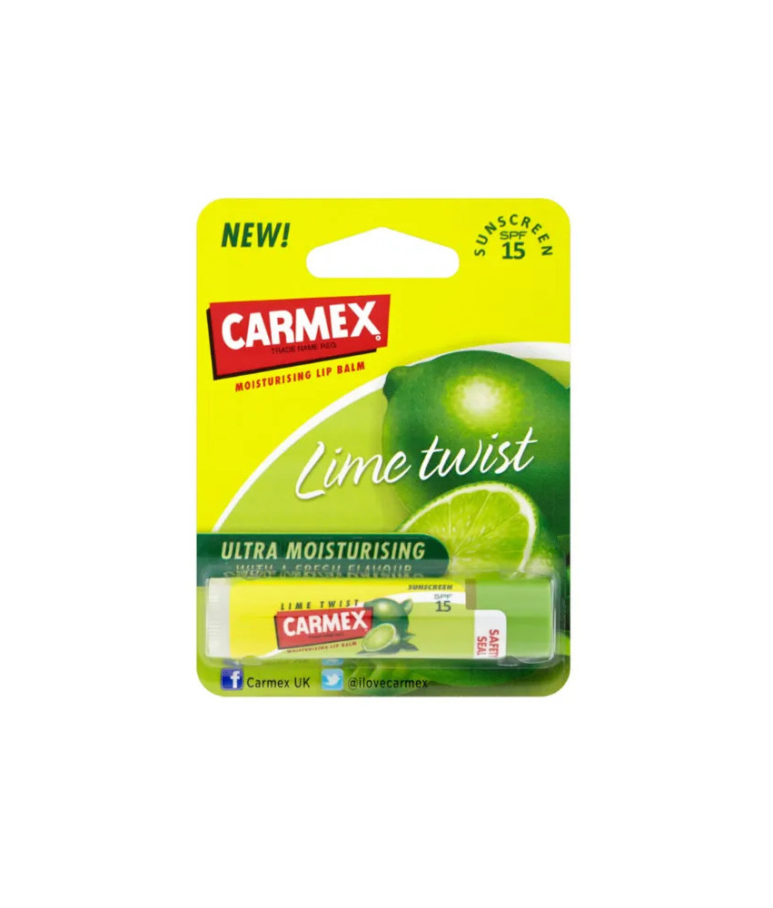 Baume à lèvres Carmex Lime Twist Stick 4,25g