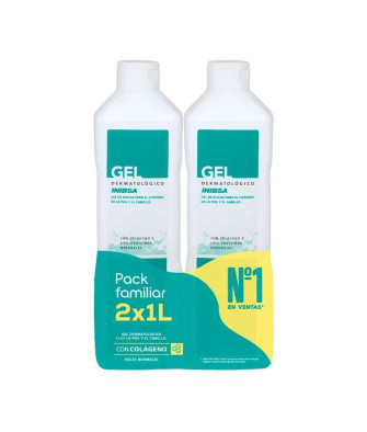 Gel Inibsa Dermatologique 2x1000ml - Soin de la peau efficace