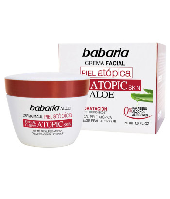 Crème Visage Aloe Vera 0% Atopiques - Peau Douce 50ml