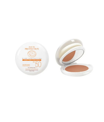 Maquillage Compact Avene Teinté Sable SPF50 pour un teint impeccable