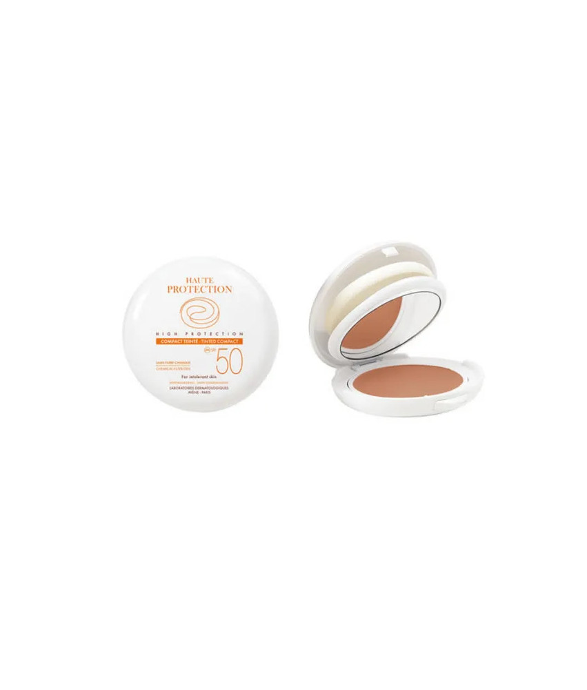 Maquillage Compact Avene Teinté Sable SPF50 pour un teint impeccable