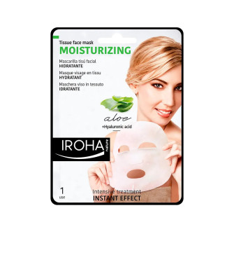 Masque Visage En Tissu à l'Aloe Vera pour une Peau Hydratée - Iroha Nature