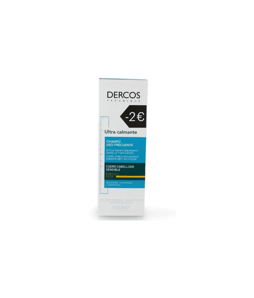 Shampooing Apaisant Vichy Dercos pour Cheveux Secs 200ml