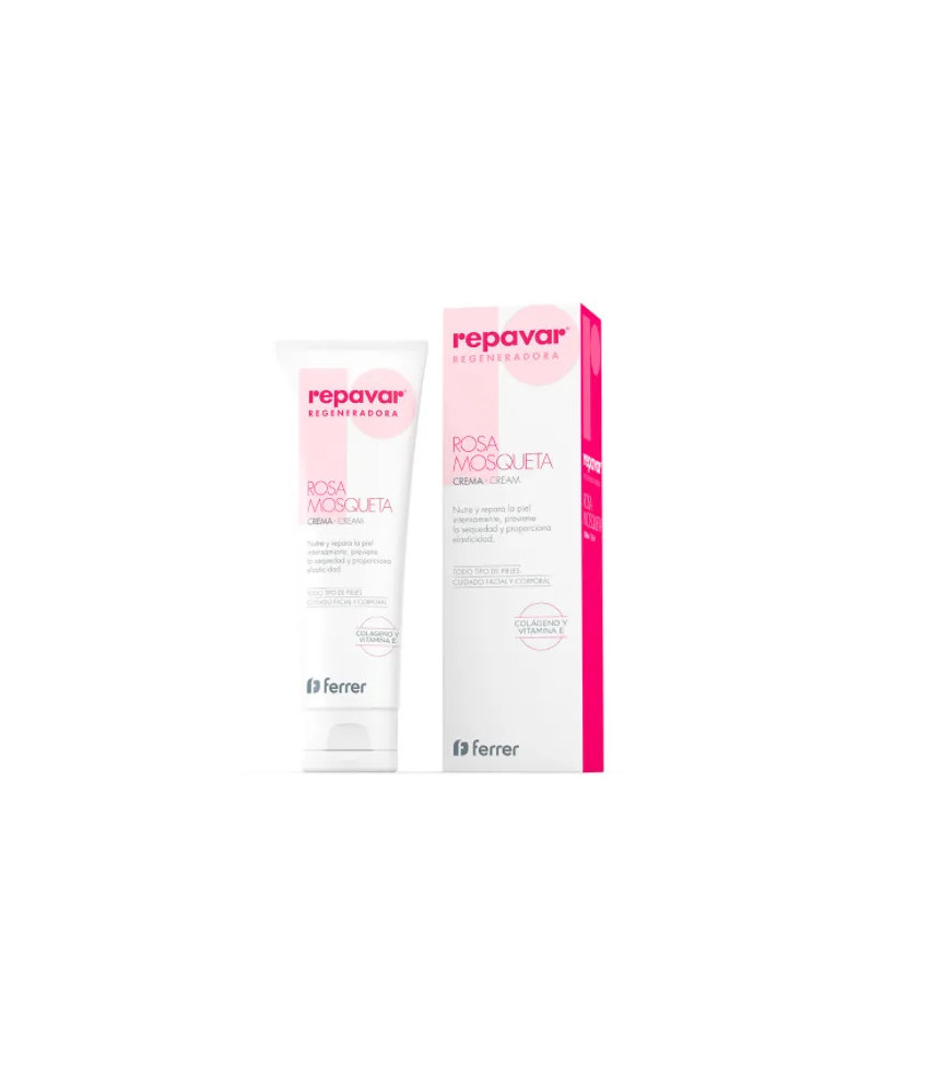 Crème Réparatrice Repavar à l'Huile de Rose Musquée 125ml