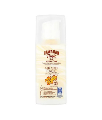 Lotion solaire visage Hawaiian Tropic SPF30 50ml