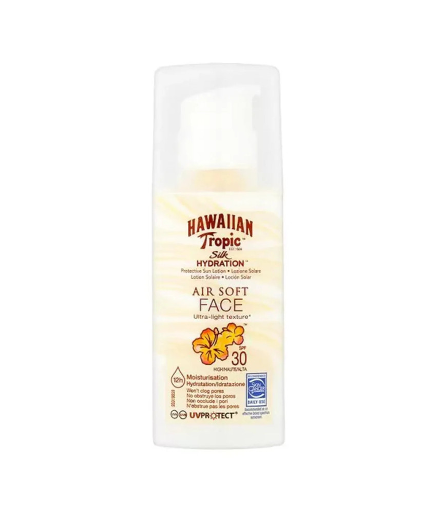 Lotion solaire visage Hawaiian Tropic SPF30 50ml