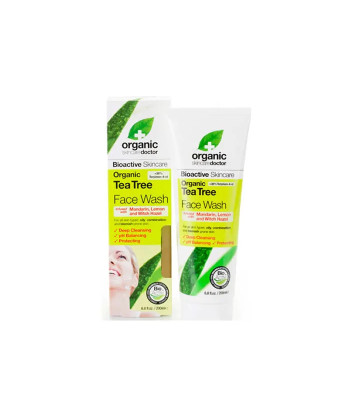 Nettoyant Visage Dr Organic à l'Arbre à Thé 200ml