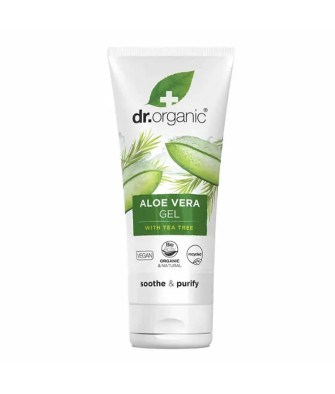 Gel d'Aloe Vera Dr Organic avec Tea Tree 200ml