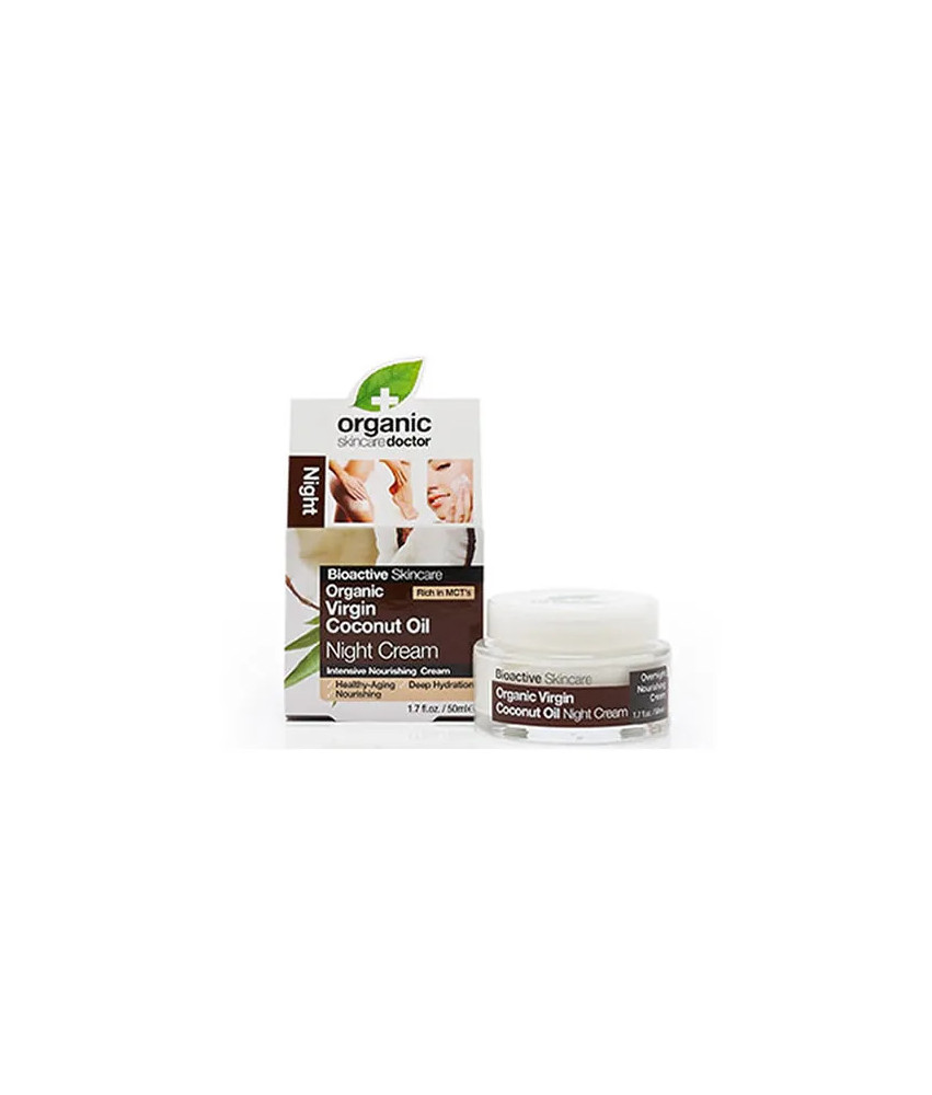 Crème de Nuit à l'Huile de Coco Bio 50ml