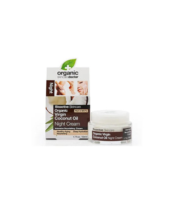 Crème de Nuit à l'Huile de Coco Bio 50ml