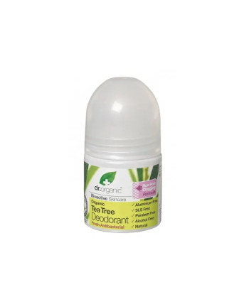 Déodorant Roll On Dr Organic Tea Tree 50ml